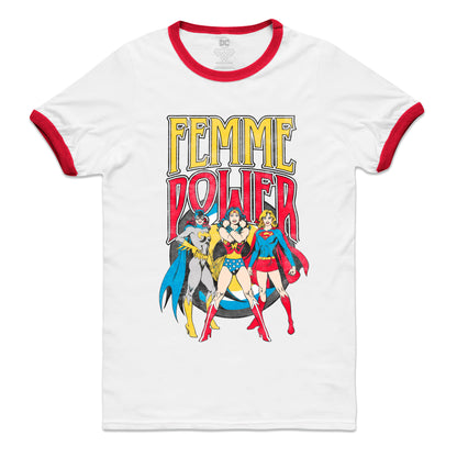 Wonder Woman Femme Power Ringer T-Shirt
