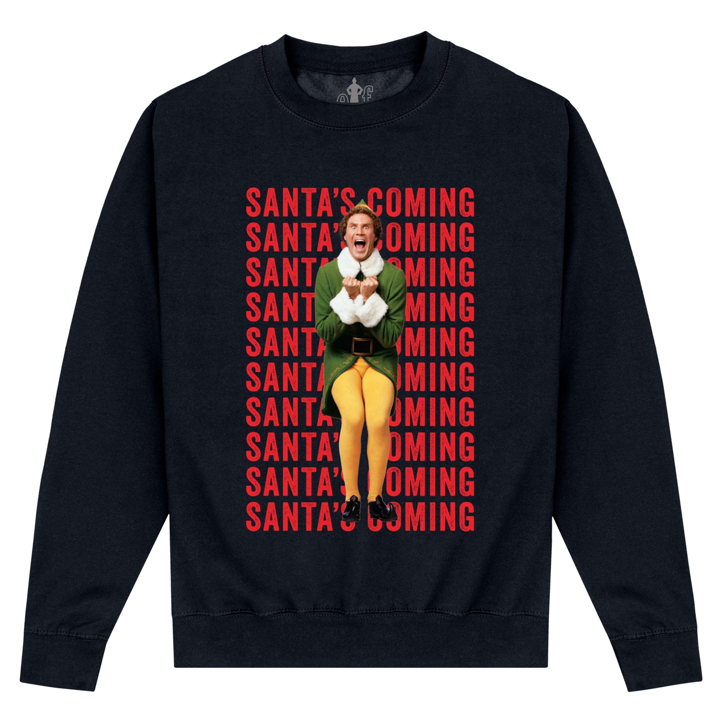 Elf Santas Coming Sweatshirt
