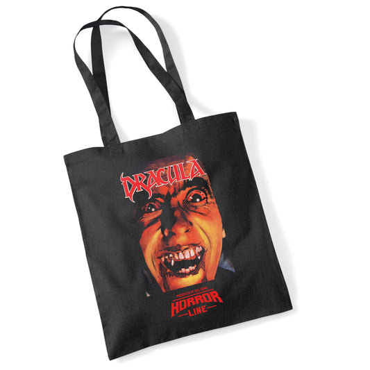 Horror Line Dracula Sucks Tote Bag