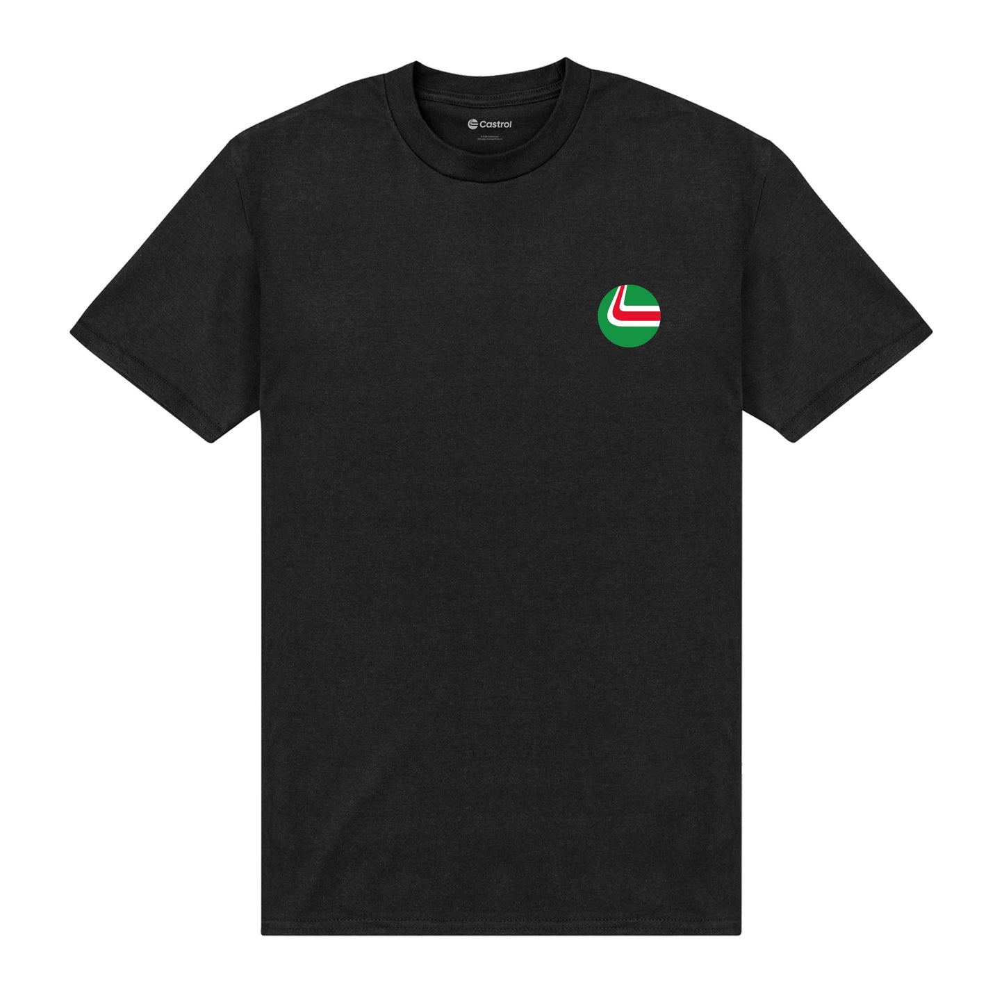 Castrol Stack Pocket Print Black T-Shirt