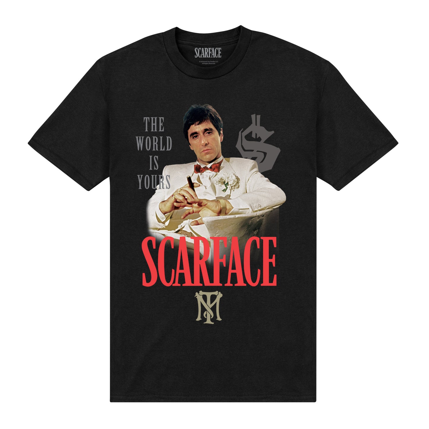 Scarface The World Is Yours T-Shirt - Black