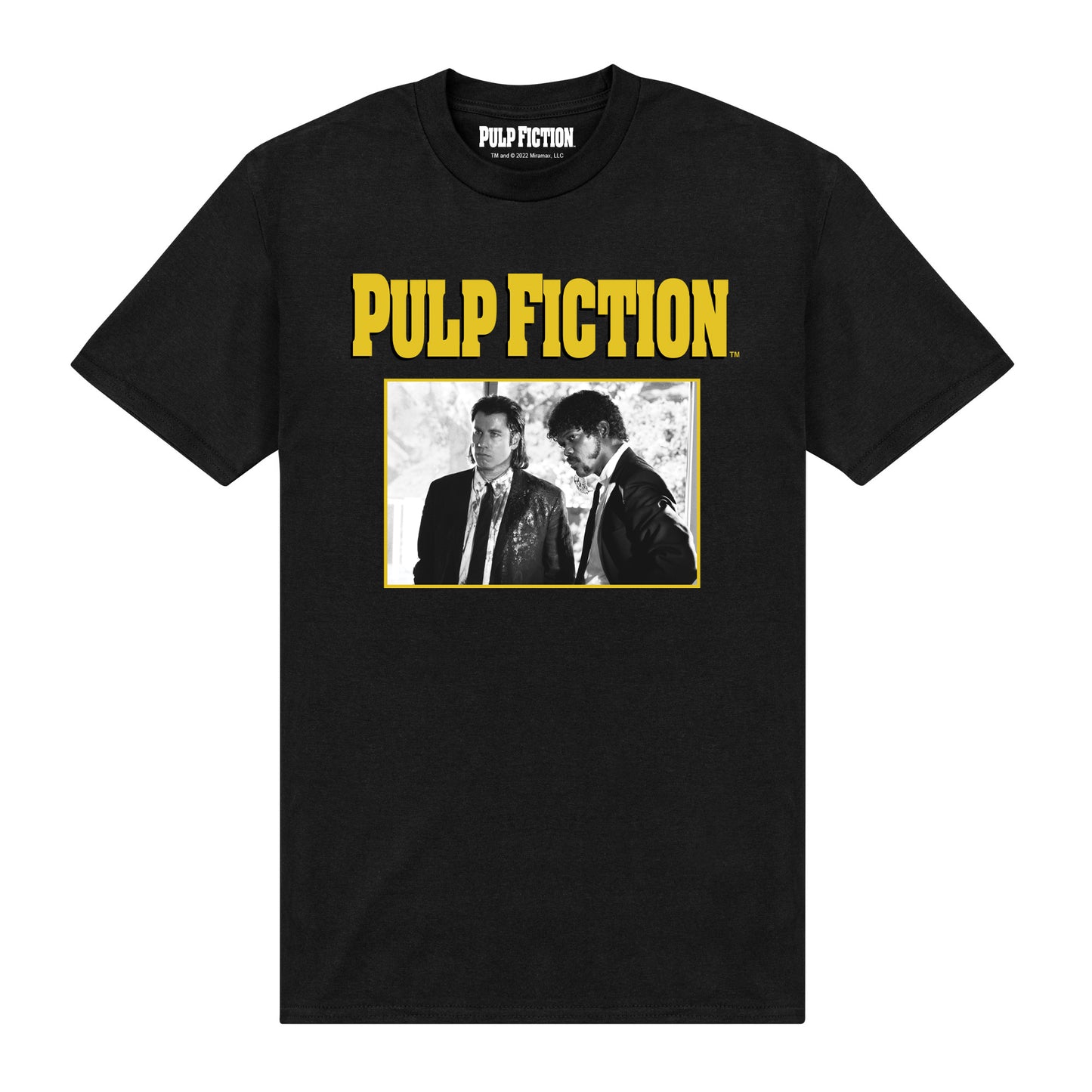 Pulp Fiction Scenes Black T-Shirt