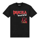 Horror Line Dracula Sucks Black T-Shirt