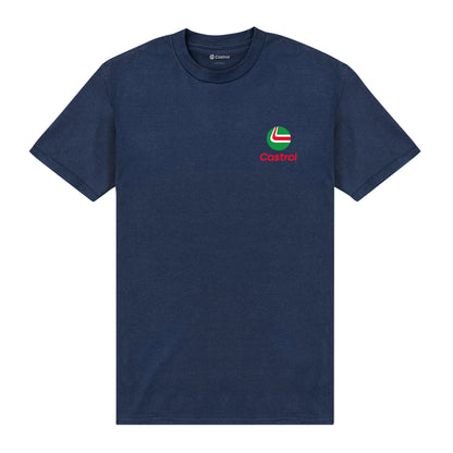 Castrol Pocket Print Navy T-Shirt