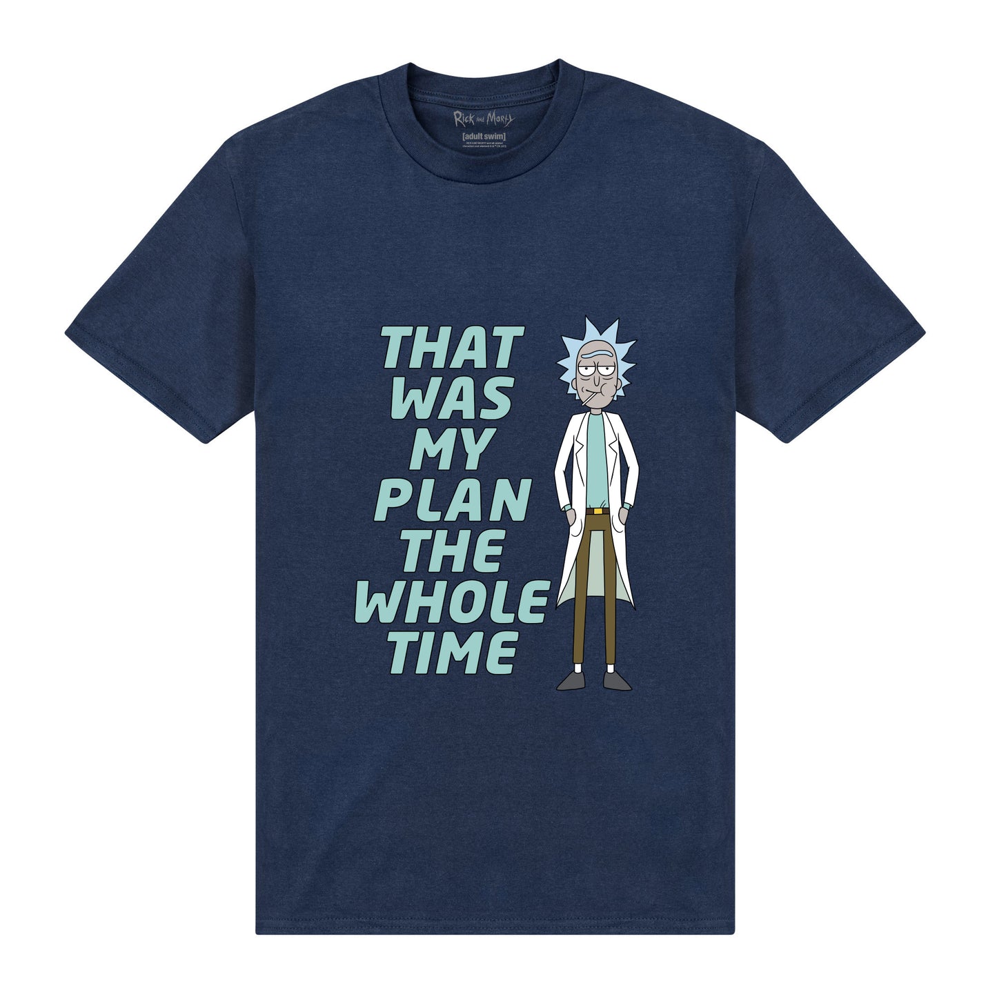 Rick and Morty My Plan T-Shirt - Sky