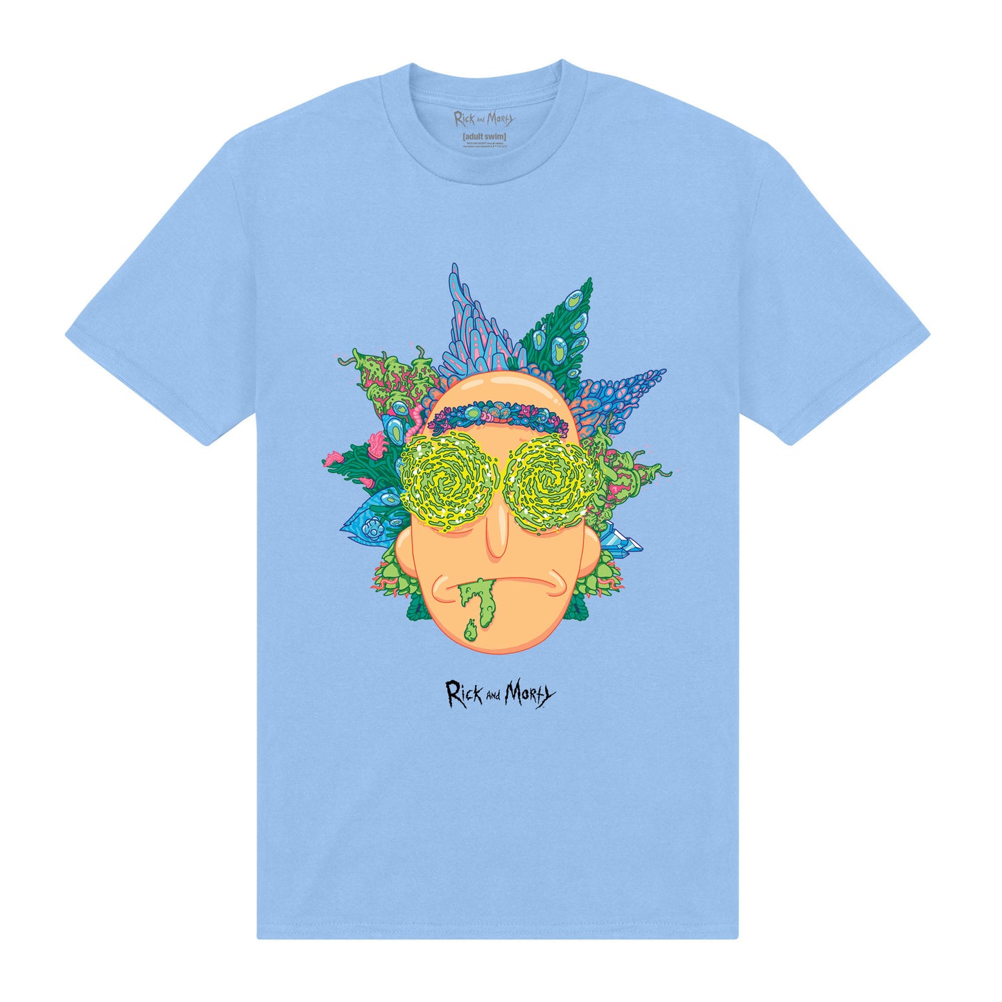 Rick and Morty Eyes T-Shirt - Sky