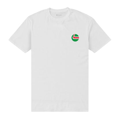 Castrol Stack Pocket Print White T-Shirt