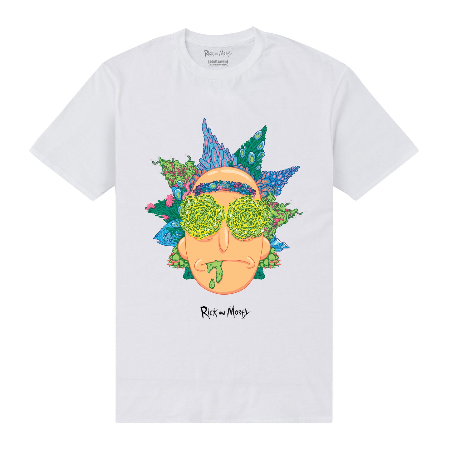 Rick and Morty Eyes White T-Shirt