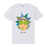 Rick and Morty Eyes White T-Shirt