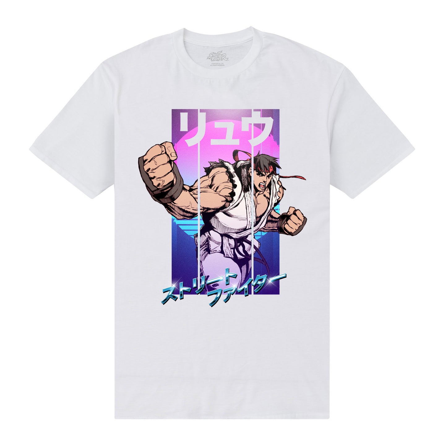 Street Fighter Ryu Future 80s T-Shirt