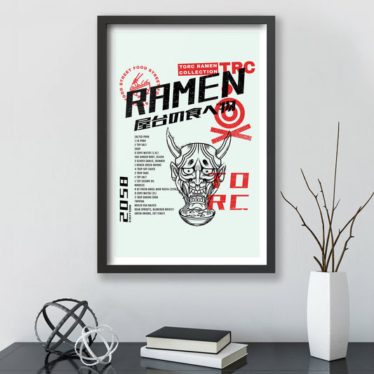 TORC Street Food Framed Print