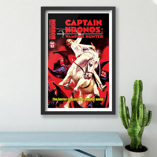Horror Line Captain Kronos Vampire Hunter Framed Print