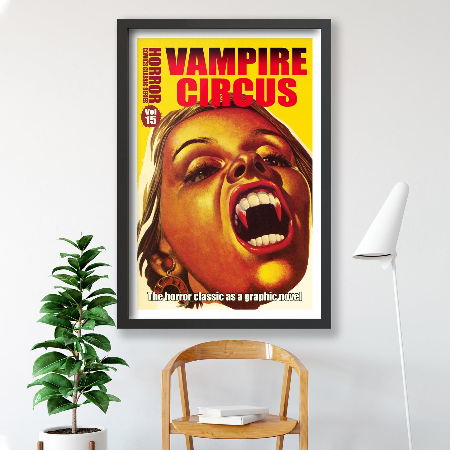 Horror Line Vampire Circus Framed Print