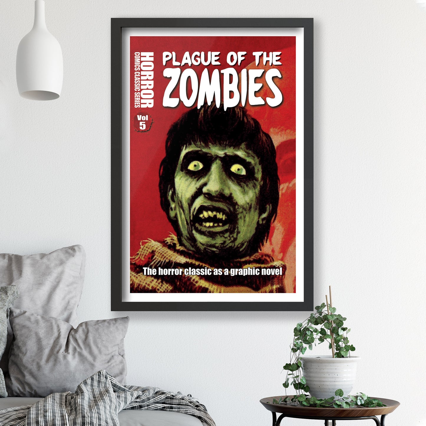 Horror Line Plague of the Zombies Framed Print