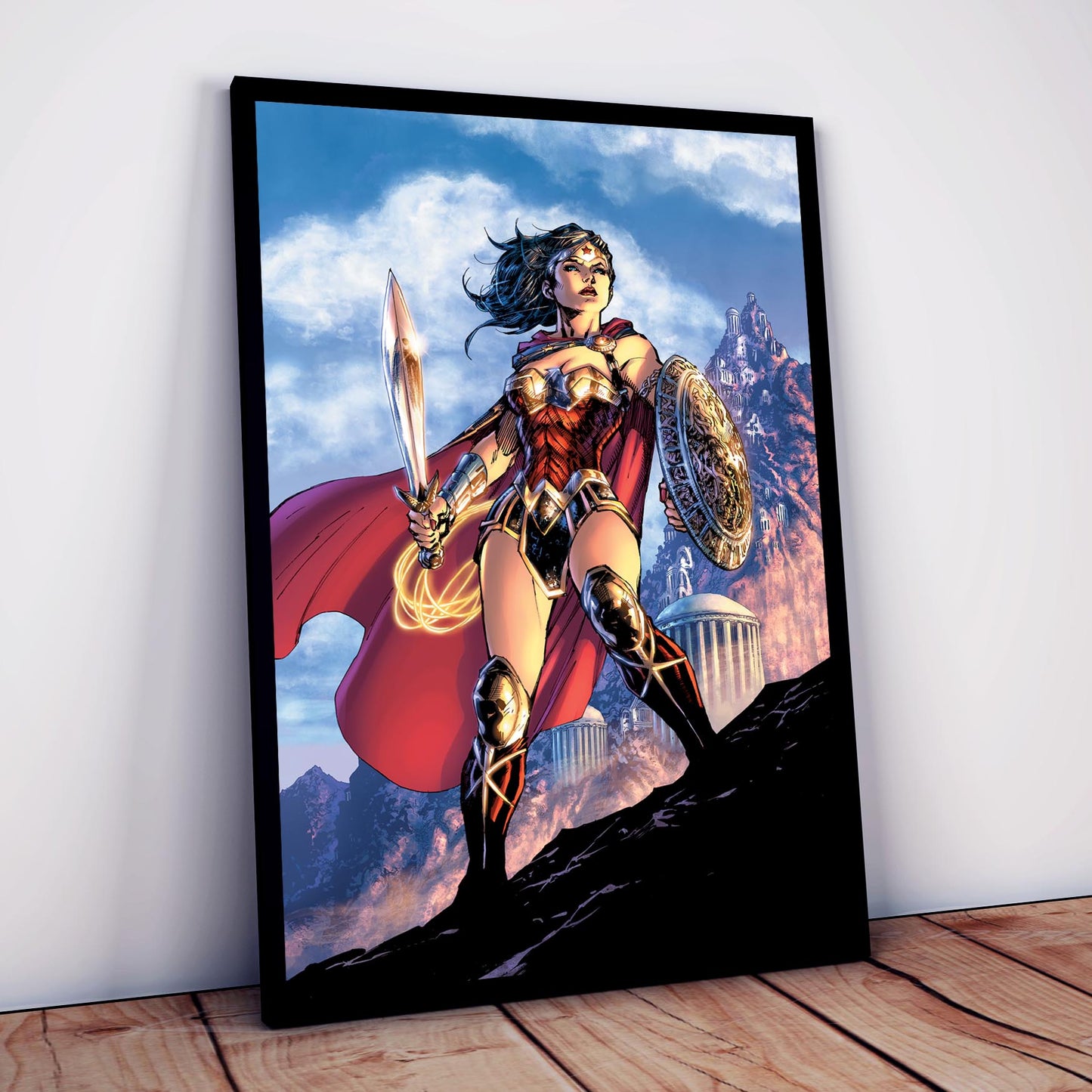 Wonder Woman Modern Age Framed Print