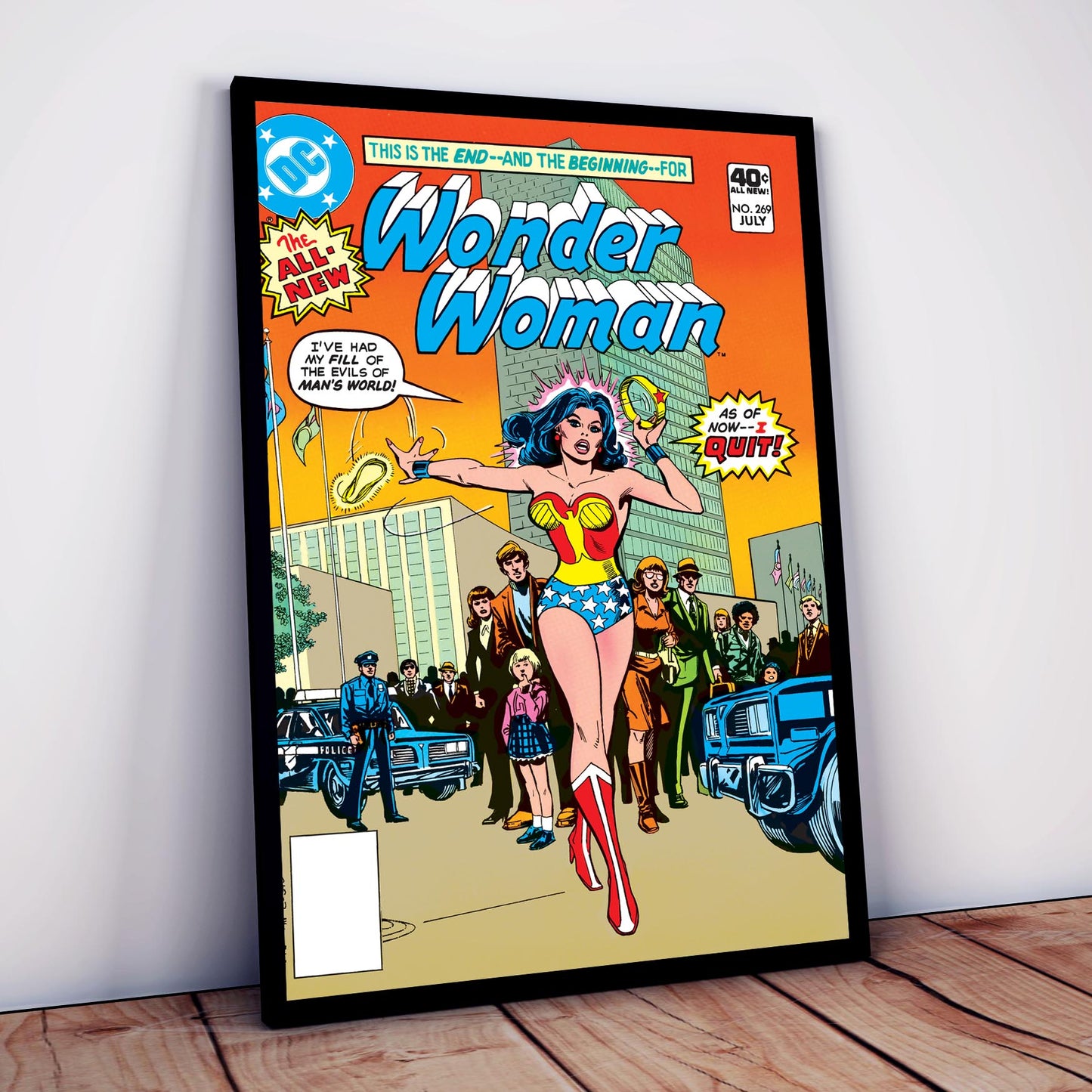 Wonder Woman Bronze Age Framed Print