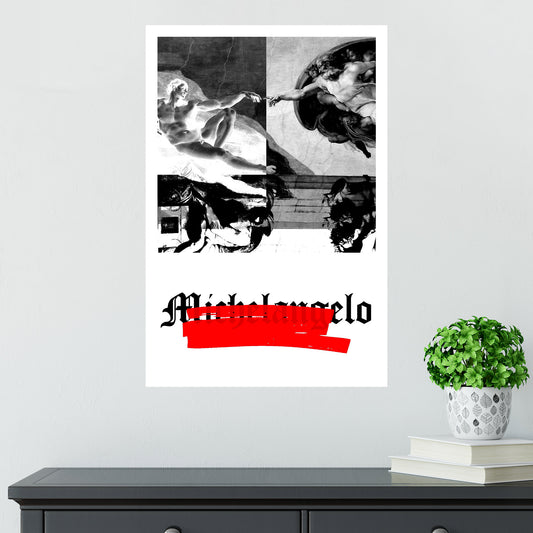 apoh Michelangelo Negative Print