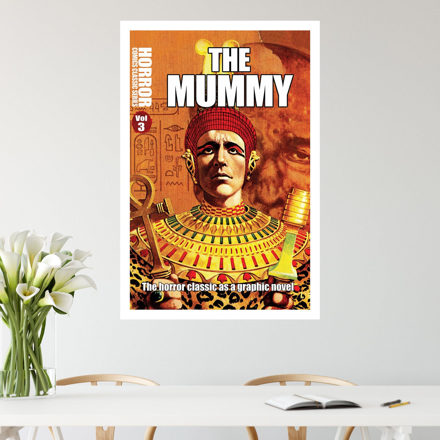 Horror Line The Mummy Cover Print