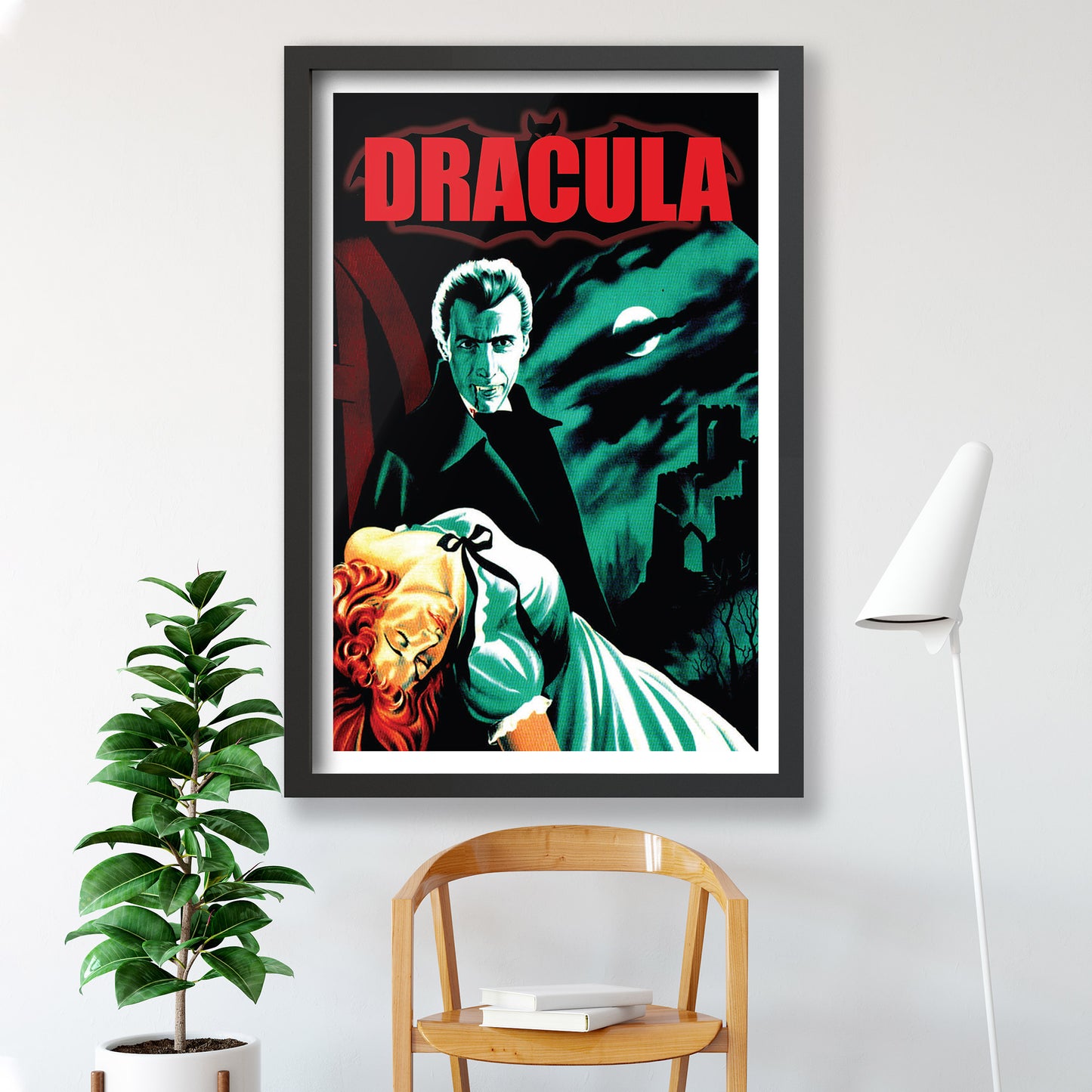 Horror Line Dracula Cover Print