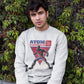 Black Adam Atom Smasher Grey Sweatshirt