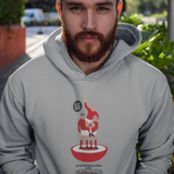 Subbuteo All Over Heather Grey Hoodie